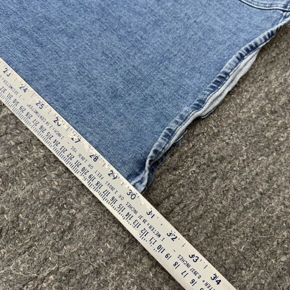 Mother Denim The Tab Roller Skimp Jeans Women 30 Blue Wide Leg From Out Of Town - Picture 3 of 12